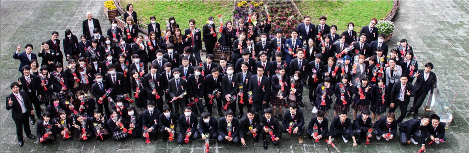 進学塾 卒業生集合写真